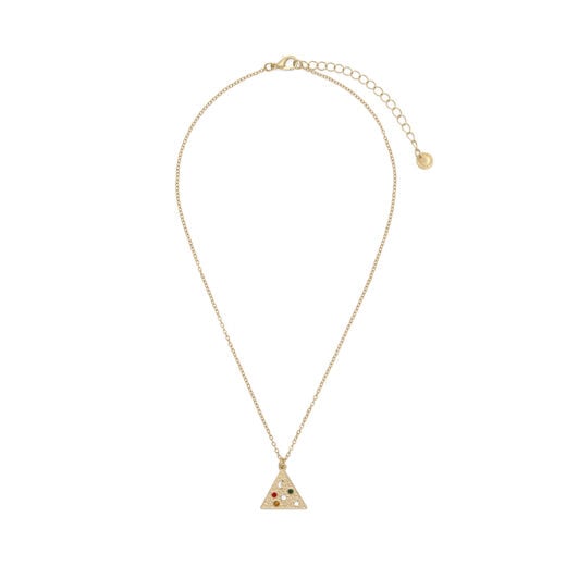 Surreal pyramid necklace